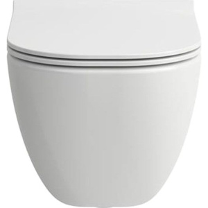 Унитаз подвесной Laufen Basal 8.66E1.0.000.000.1 безободковый, с микролифтом