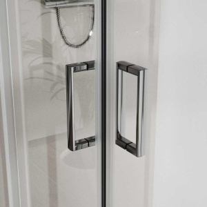 Душевой уголок Vincea City VSS-5CT9010CL 100х90 см, профиль хром, стекло прозрачное