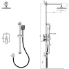 Душевой комплект Rush Thira TR3635-41 С ВНУТРЕННЕЙ ЧАСТЬЮ, хром