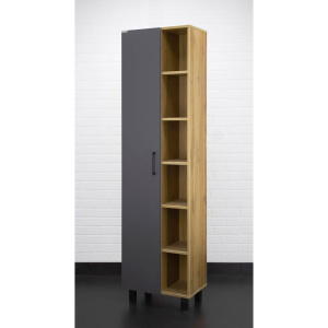 Шкаф-пенал Домино Craft 50 дуб вотан, графит