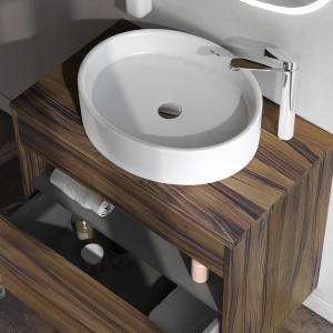 Купить Мебель для ванной AM.PM Func 80 дуб крафт, со столешницей, раковина M8FWCC20550WG в Москве с доставкой Мебель для ванной AM.PM Func 80 дуб крафт, со столешницей, раковина M8FWCC20550WG