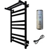 Полотенцесушитель электрический Тругор Пэк сп 21 П 80x50 с выключателем, черный