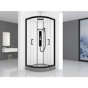 Купить Душевая кабина Black&White Galaxy G8001 900х900х2150, с низким поддоном в Москве с доставкой Душевая кабина Black&White Galaxy G8001 900х900х2150, с низким поддоном