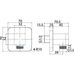 Шланговое подключение IDDIS Slide SLISB00i62 хром