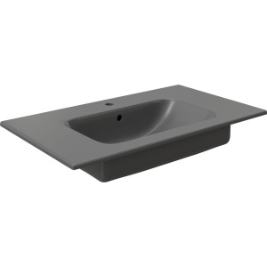 Купить Мебельная раковина STWORKI Гриндстед 43081-112-KL антрацит в Москве с доставкой Мебельная раковина STWORKI Гриндстед 43081-112-KL антрацит