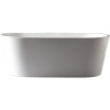 Акриловая ванна BelBagno BB202-1600-800 160x80 см, отдельностоящая, овальная, с ножками, со сливом-переливом