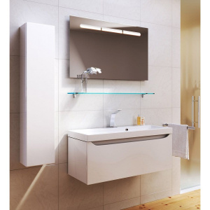 Купить Шкаф-пенал Aqwella 5 stars Анкона П35/W белый, универсальный в Москве с доставкой Шкаф-пенал Aqwella 5 stars Анкона П35/W белый, универсальный