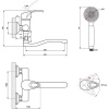 Смеситель для ванны с душем Славен Прораб Р СЛ-ОД-Р30