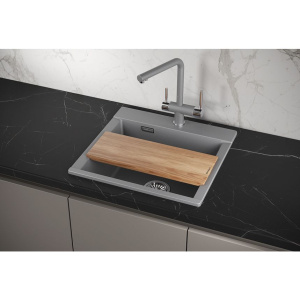 Мойка кухонная Granula Estetica 5201, алюминиум