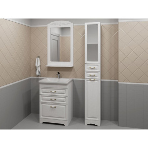 Зеркало Stella Polar Кармела 60 ольха белая