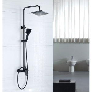 Душевая стойка BOND Cube B01-8488 черная