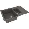 Мойка кухонная Lemark Ramza 760 9910041 серый шелк