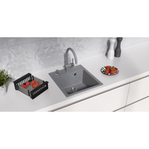 Мойка кухонная Ulgran U-406 -342 графитовая