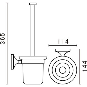 Ершик Art&Max Bohemia AM-E-4281-Cr