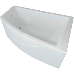 Акриловая ванна Акватек Оракул ORK180-0000009 R 180x125 см, угловая, вклеенный каркас, с экраном, со сливом-переливом, асимметричная