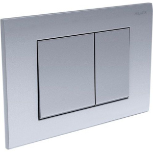 Кнопка смыва Акватек KDI-0000011 матовая, хром