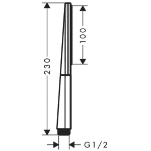 Купить Душевая лейка Hansgrohe Rainfinity 100 26866000 черный хром в Москве с доставкой Душевая лейка Hansgrohe Rainfinity 100 26866000 черный хром