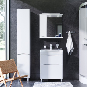 Тумба с раковиной AM.PM Like 65 напольная, белый глянец