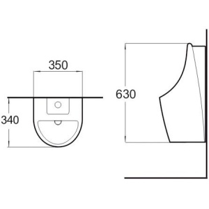 Писсуар SantiLine SL-6001