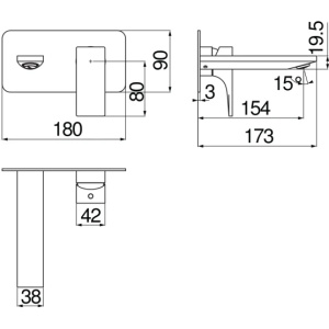Смеситель для раковины Nobili Seven SE124198BM Velvet black