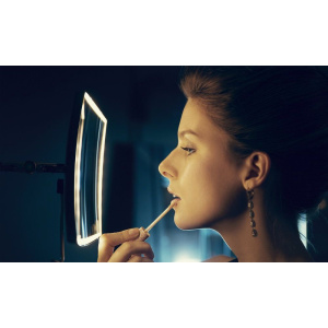 Косметическое зеркало Keuco iLook Move 17613 019000 с подсветкой, телескопическое, поворотное, хром