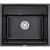 Комплект Мойка кухонная Granula Kitchen Space 6003, черный + Смеситель MEGA City MG- ZRV104-B черный