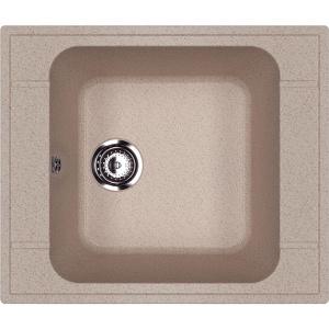 Комплект Мойка кухонная Ulgran U-604 -302 песочная + Смеситель U-010 -302 песочный