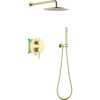 Душевой комплект Timo Saona SX-2369/17SM С ВНУТРЕННЕЙ ЧАСТЬЮ, золото матовое
