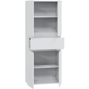 Шкаф-пенал СанТа Марс 60 подвесной, 4 дверцы, 1 ящик