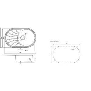 Мойка кухонная IDDIS Suno SUN77SDi77