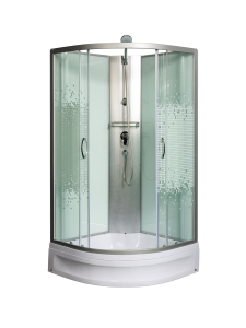Душевая кабина с поддоном Полукруг МОНОМАХ Б/К 100/24 C МЗ (10000005787)