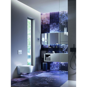 Купить Унитаз подвесной Geberit AquaClean Mera Comfort 146.214.21.1 с системой удаления запахов, глянцевый хром в Москве с доставкой Унитаз подвесной Geberit AquaClean Mera Comfort 146.214.21.1 с системой удаления запахов, глянцевый хром