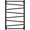 Полотенцесушитель водяной Сунержа Сирокко 80x50, черный матовый