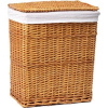 Корзина для белья Wasserkraft Ammer WB-370-M светло-коричневая, средняя
