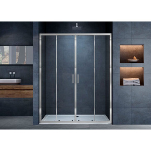 Душевая дверь в нишу Vincea Alpha VDS-3AL2170CL 170 см, стекло прозрачное, хром