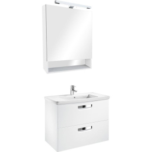 Зеркало-шкаф Roca Gap 70 белый глянец