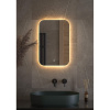 Зеркало Defesto Opti DF 2812S 40х60 с LED-подсветкой, 3000К, сенсорный выключатель