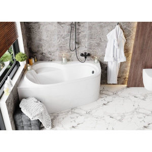 Купить Акриловая ванна Vagnerplast Selena L 145x100 см, угловая, с каркасом, ультрабелая, асимметричная в Москве с доставкой Акриловая ванна Vagnerplast Selena L 145x100 см, угловая, с каркасом, ультрабелая, асимметричная