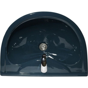 Раковина Оскольская керамика Престиж 55 с пьедесталом, зеленая