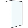 Душевая перегородка Niagara Nova NG-687-10 BLACK 100x195 профиль черный, стекло прозрачное