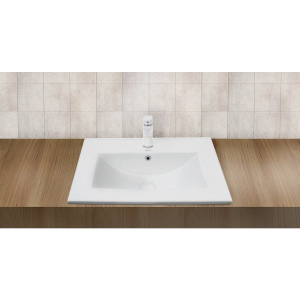 Раковина Weltwasser WW Deilbach 7517 70 см, белая глянцевая