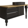 Тумба с раковиной STWORKI Prestige 140 black matt