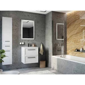 Мебель для ванной STWORKI Эстерсунд 60, белая матовая