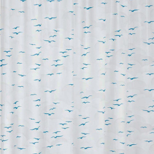 Штора для ванной Ridder Sylt 32313 голубой, 180x200