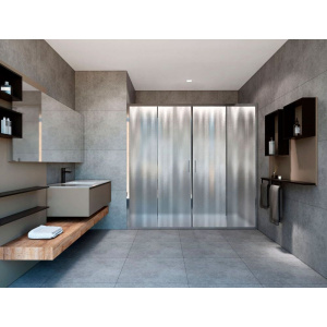 Душевая дверь в нишу Vincea Garda VDS-1G2170CH 170 см, профиль хром, стекло шиншилла