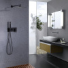 Душевой комплект Abber Daheim AF8218B С ВНУТРЕННЕЙ ЧАСТЬЮ, черный матовый
