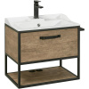 Тумба с раковиной AQUATON Лофт Фабрик 65 дуб кантри