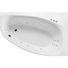 Акриловая ванна Excellent Kameleon WAEX.KMP17.SMART P 170x110 см, угловая, с гидромассажем, с каркасом, со сливом-переливом, асимметричная