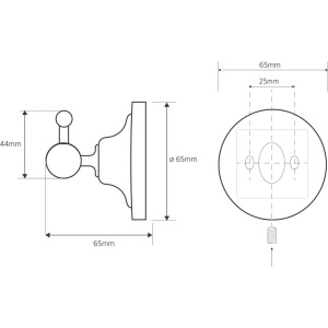 Крючок Bemeta Retro 144106017