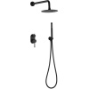 Душевой комплект Boheme Uno 464-B С ВНУТРЕННЕЙ ЧАСТЬЮ, черный